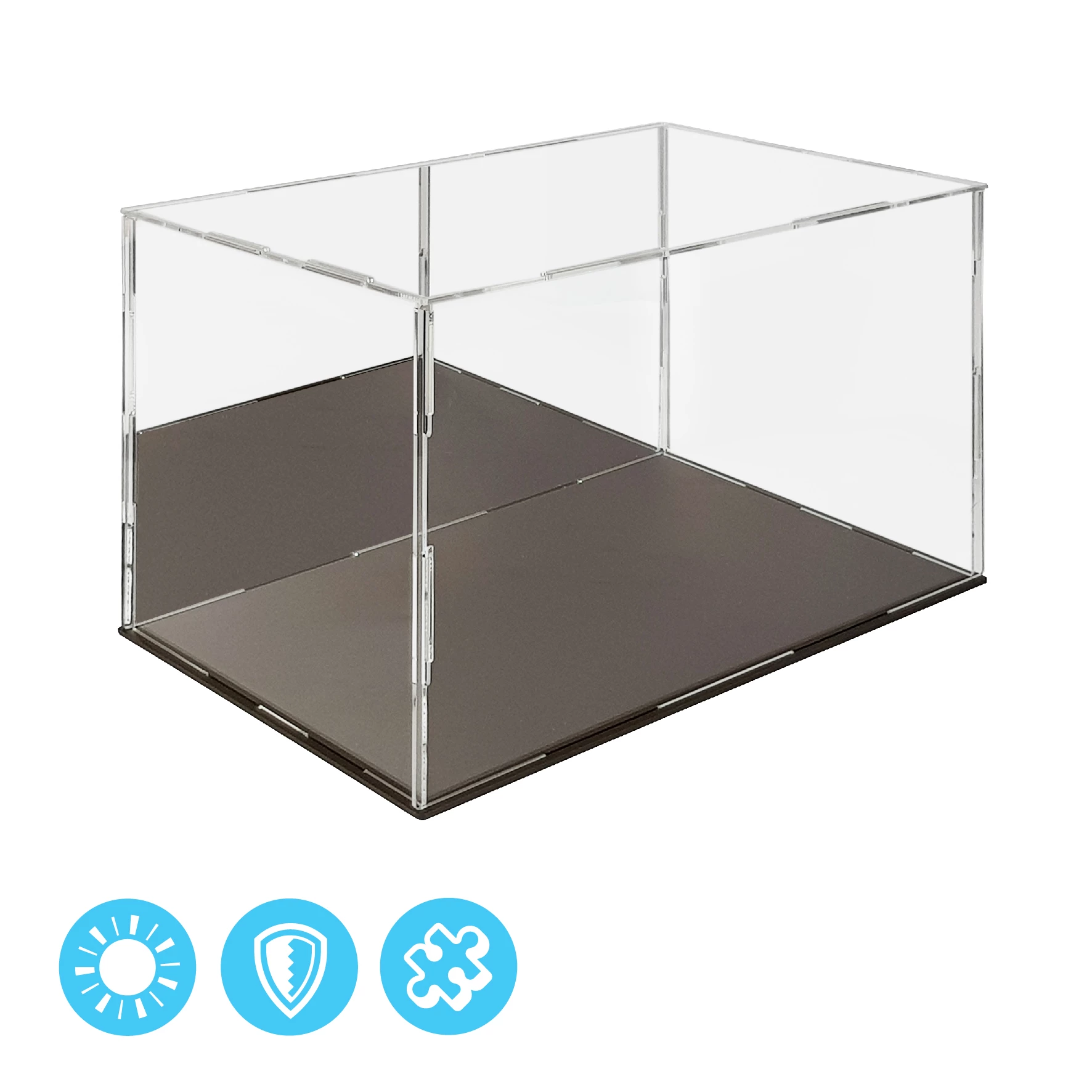 Display Cases (250 x 150 x 150mm) Mirrored