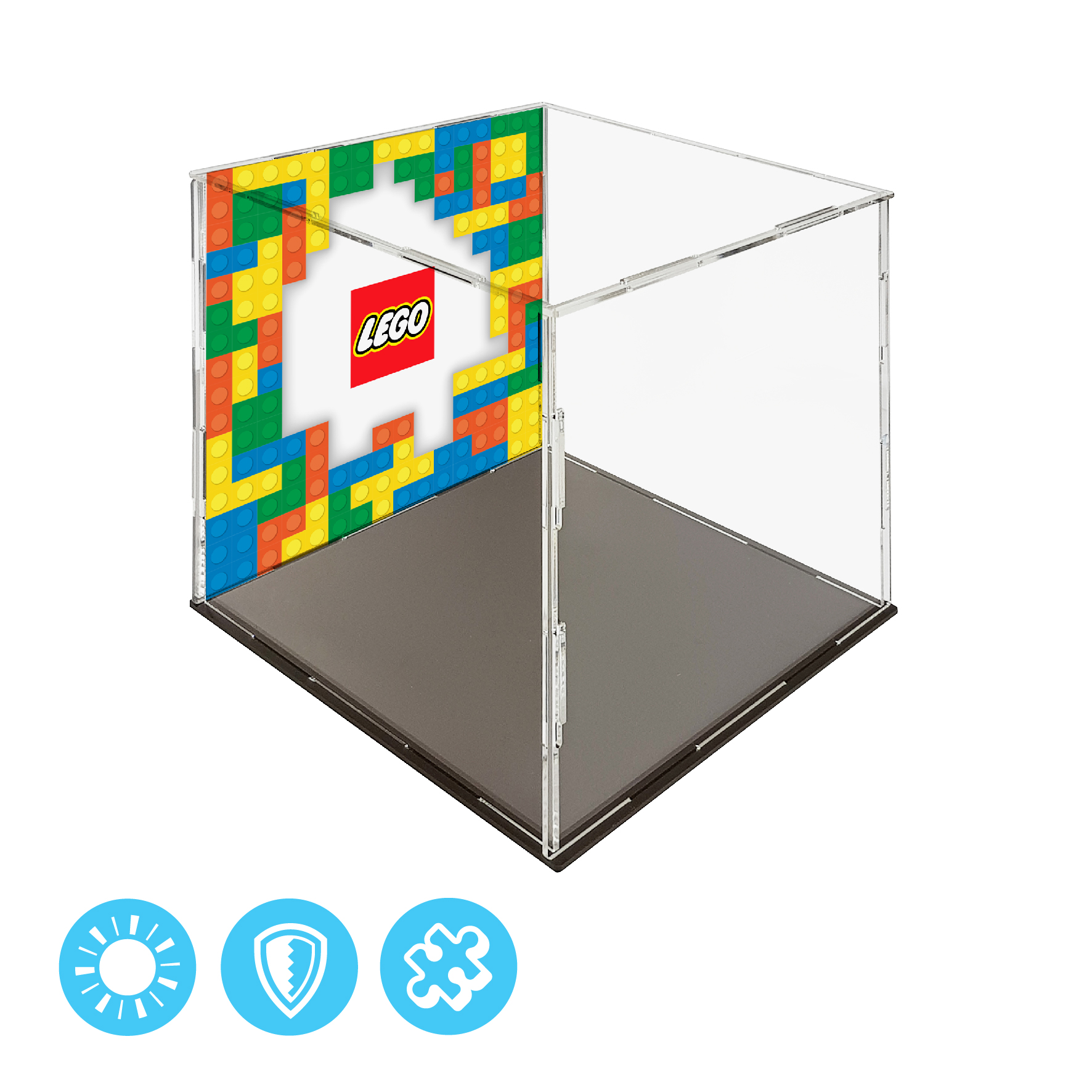 Display Cases (300 x 300 x 300mm) Clear