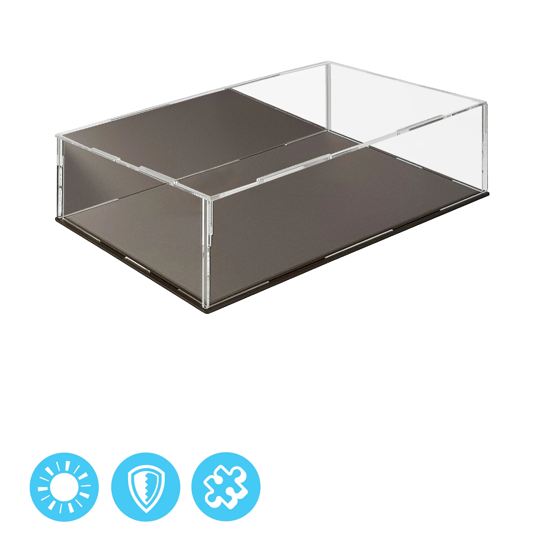 Display Cases (350 x 250 x 150mm) Mirrored