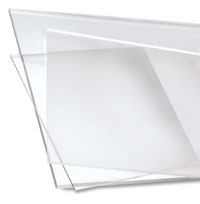 Solid Clear Acrylic Block - 2 x 2 x 1 Thick - Plastic Display